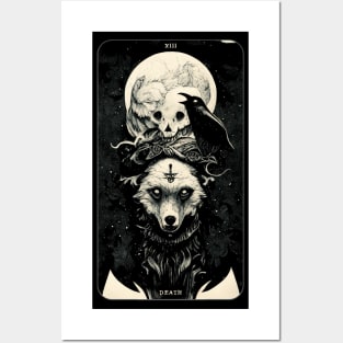 Tarot Wolves: Death Posters and Art